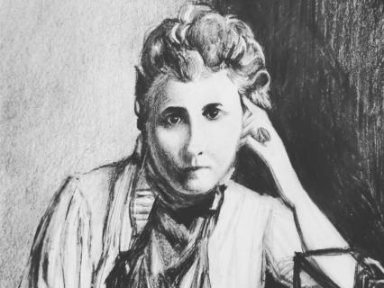 Drawing of Annie Besant