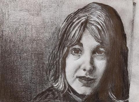 Naomi Klein drawing